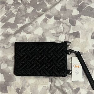 NWT Lug Black Wristlet